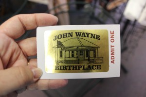 Admission is only $5, and your ticket is a sticker. I kept mine.