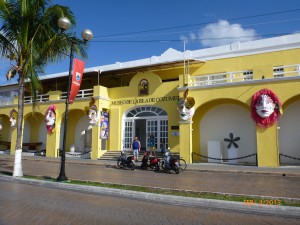 Our favorite place to eat breakfast, Museo de la Isla Cozumel.