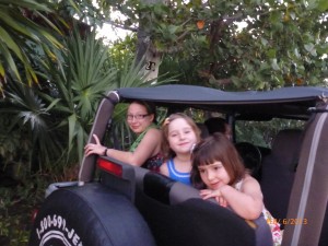 Three kids in a Jeep? No problem.