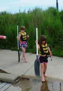 We brought paddles to rescue ourselves this time if the wind died.