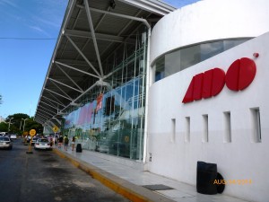 ADO downtown bus station, Cancun, Mexico.
